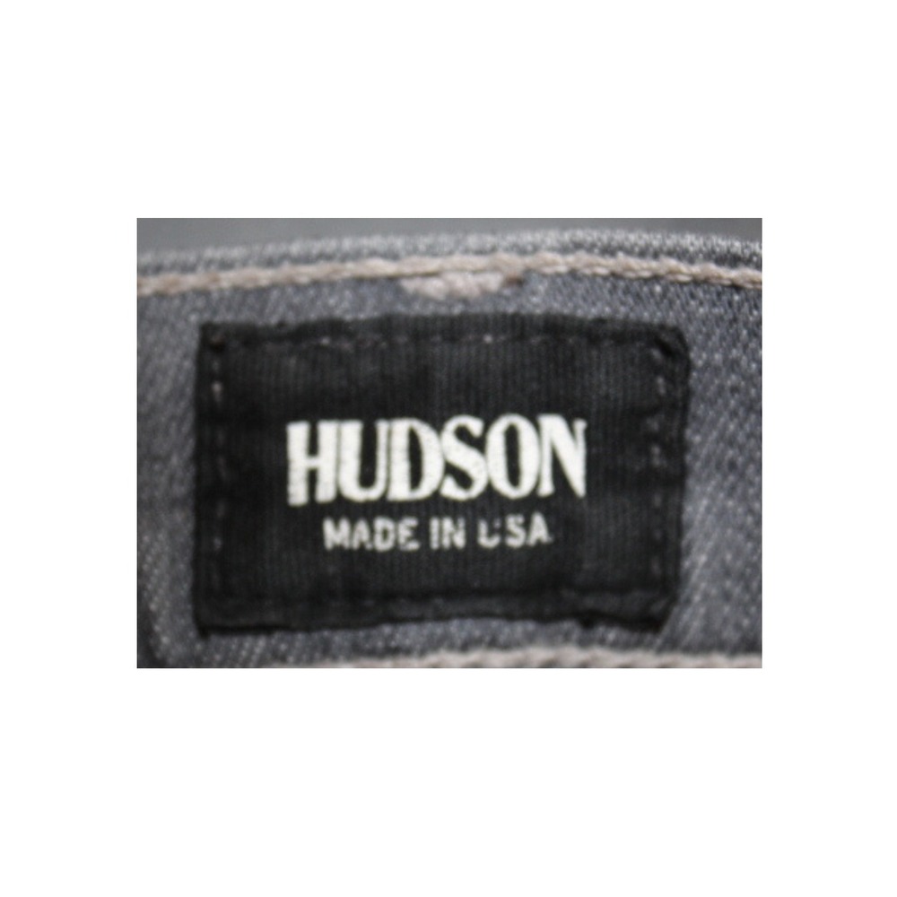 Hudson Collin midrise skinny jeans in black denim, women's size 25 - Picture 3 of 7